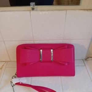 Betsey Johnson Wristlet wallet.